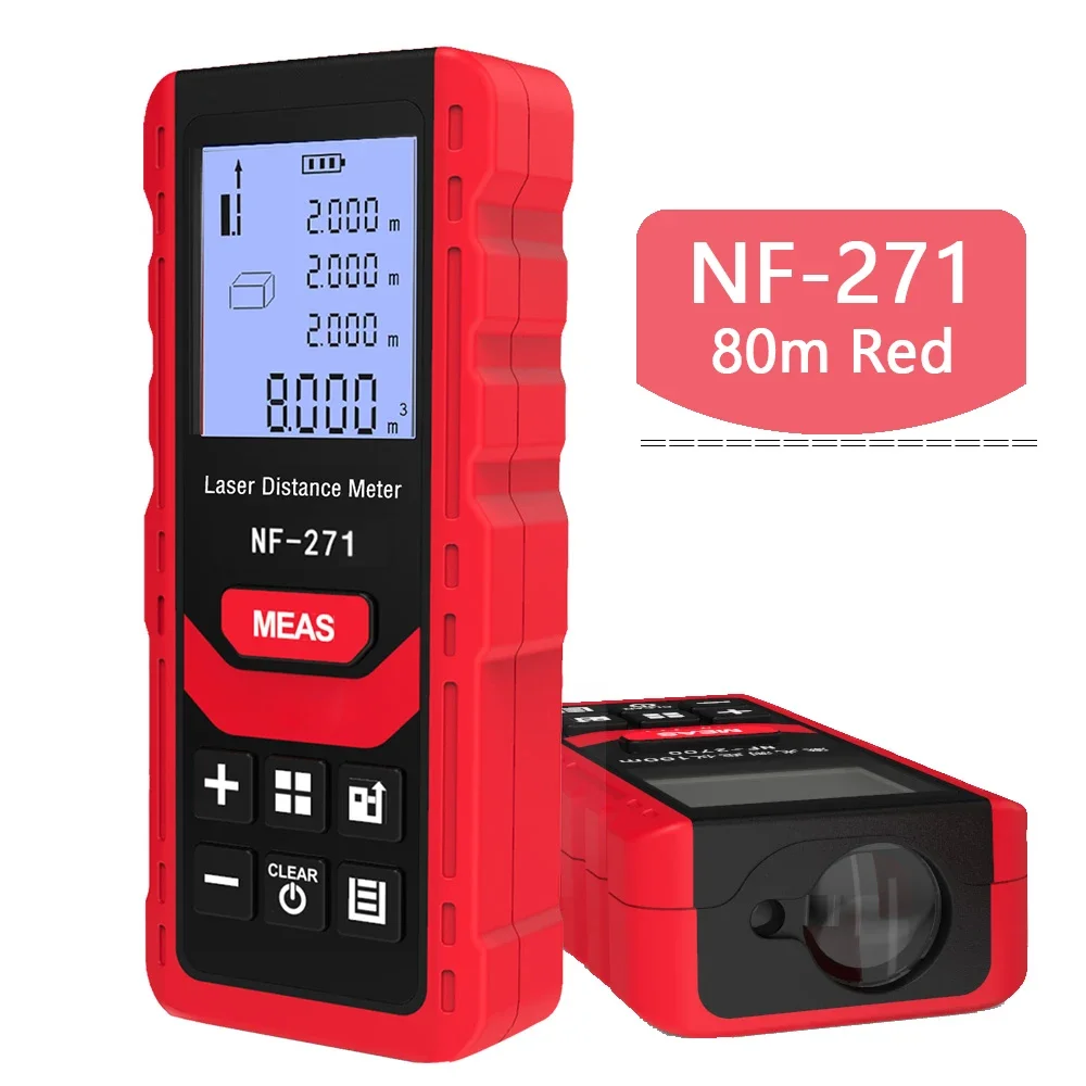 Noyafa NF-271-80M laser distance meter electronic roulette digital metro laser range finder measuring tape device tool
Noyafa NF-271-80M laser distance meter electronic roulette digital metro laser range finder measuring tape device tool