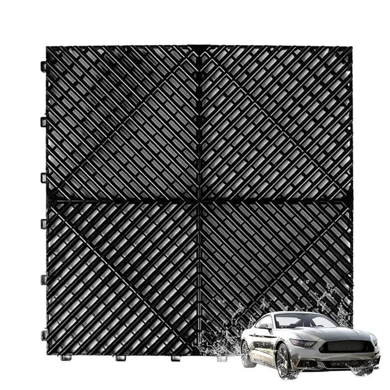 

Car Wash Grill High Strength Floor Mat Floor Grid Plate Car Washing Supplies For Floors Municipal Engineering 15.75X15.75X0.71