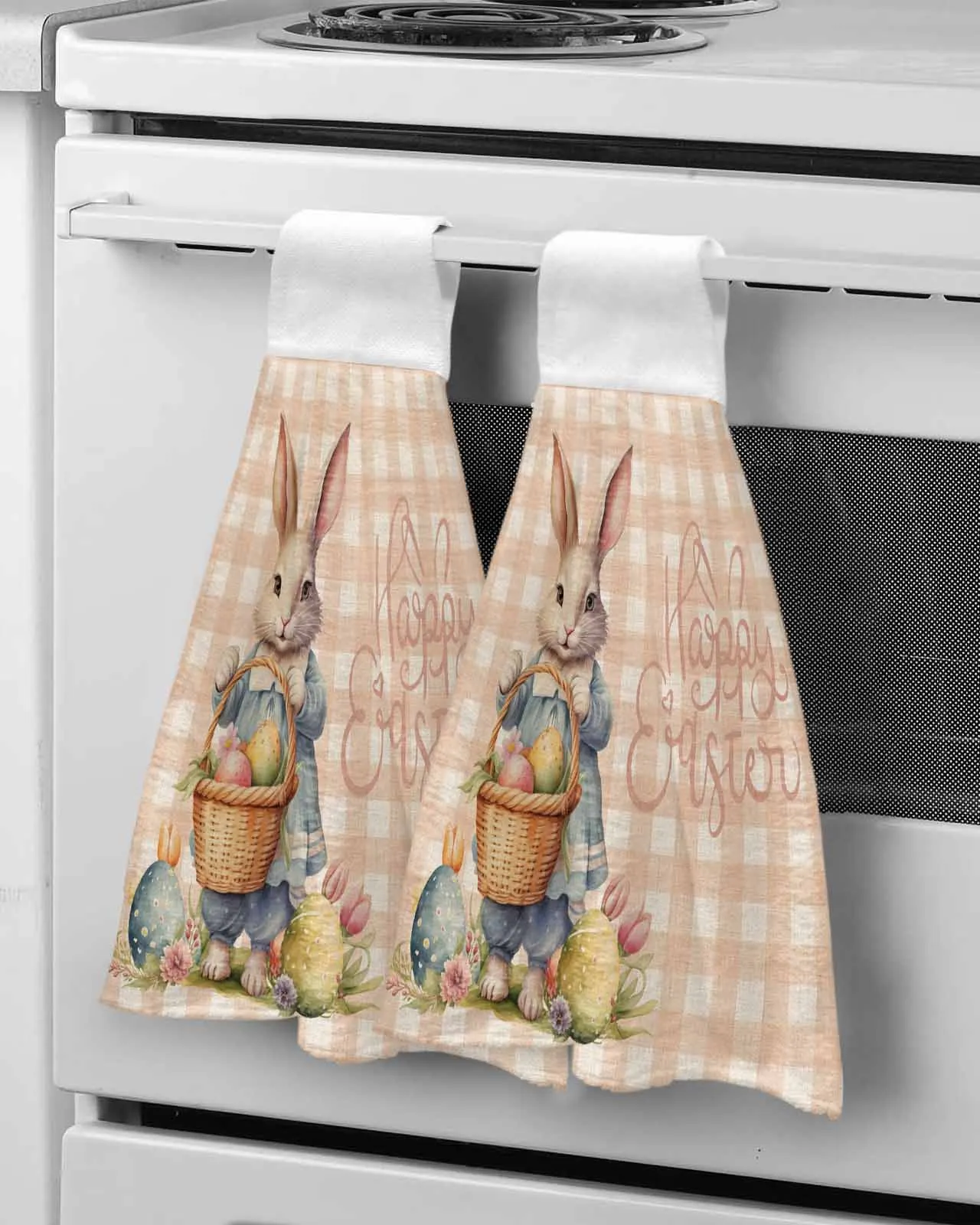 Easter Eggs Bunny Flower Plaid Hand Towels Kitchen Bathroom Hanging Cloth Quick Dry Soft Absorbent Microfiber Towels
Easter Eggs Bunny Flower Plaid Hand Towels Kitchen Bathroom Hanging Cloth Quick Dry Soft Absorbent Microfiber Towels