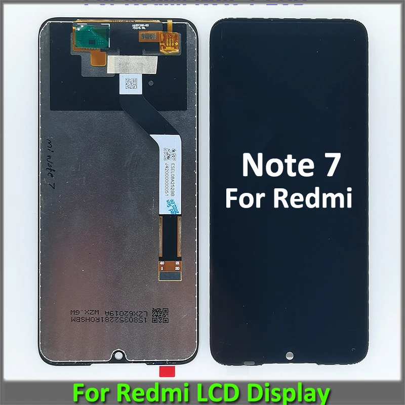 6.3" Glass For Redmi Note 7 Display With Touch Screen For Redmi 7 Note 7 Pro LCD Display Digitizer Assembly Replacement Parts
6.3" Glass For Redmi Note 7 Display With Touch Screen For Redmi 7 Note 7 Pro LCD Display Digitizer Assembly Replacement Parts