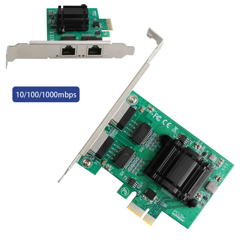 

RJ-45 LAN Adapter for desktop computer gaming adaptive PCI-E Gigabit Network Card Game PCI-E Card Fast Ethernet 10/100/1000Mbps