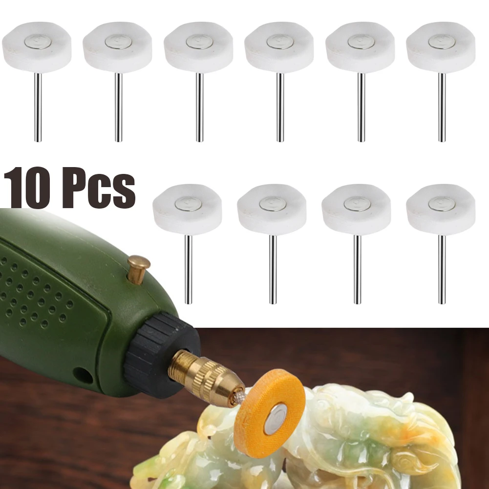 10pcs 3mm Shank Cloth Polishing Wheel Buffing Pad For Jewelry Metal Mold Cavity Fine Polishing Rotary Tool Accessories
10pcs 3mm Shank Cloth Polishing Wheel Buffing Pad For Jewelry Metal Mold Cavity Fine Polishing Rotary Tool Accessories