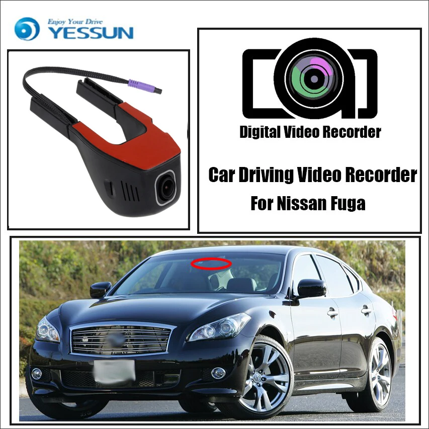YESSUN for Nissan Fuga Car Driving Video Recorder Wifi DVR Mini Camera Novatek 96658 FHD 1080P Dash Cam Night Vision
YESSUN for Nissan Fuga Car Driving Video Recorder Wifi DVR Mini Camera Novatek 96658 FHD 1080P Dash Cam Night Vision