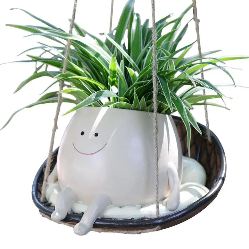 Swing Face Planter Resin Plant Succulent Pots Creative Wall Hanging Head Planter Multi-functional Home Garden Patio Accessories
Swing Face Planter Resin Plant Succulent Pots Creative Wall Hanging Head Planter Multi-functional Home Garden Patio Accessories