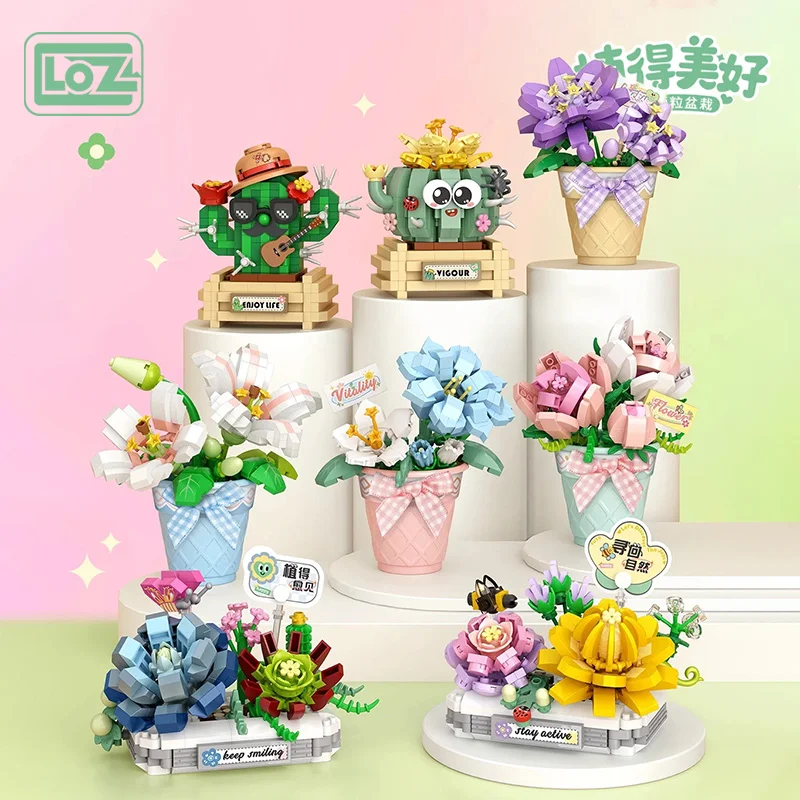 Loz Building Blocks Flower Ornaments Preserved Fresh Flower Succulent Potted Microscopic Plant Flower Micro Diamond Particle
Loz Building Blocks Flower Ornaments Preserved Fresh Flower Succulent Potted Microscopic Plant Flower Micro Diamond Particle