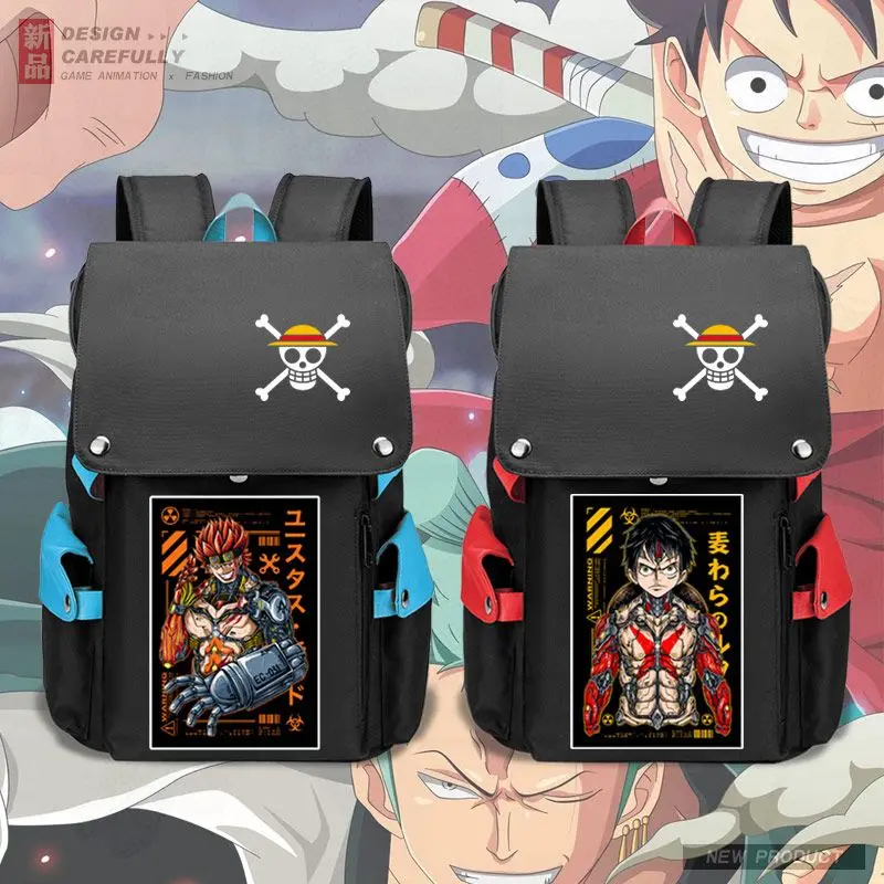 Luffy Straw Hat Group Japanese Two-dimensional Student Schoolbag Male and Female Backpack Birthday Gift For Girls Kids Boys 
Luffy Straw Hat Group Japanese Two-dimensional Student Schoolbag Male and Female Backpack Birthday Gift For Girls Kids Boys