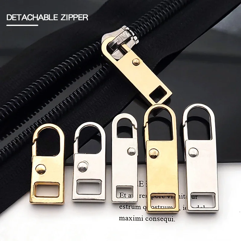 5/10Pcs Metal Zipper Pull Replacement Instant Repair Zippers Head Puller for Clothes Purse DIY Sewing Detachable Zip Slider Tap
5/10Pcs Metal Zipper Pull Replacement Instant Repair Zippers Head Puller for Clothes Purse DIY Sewing Detachable Zip Slider Tap