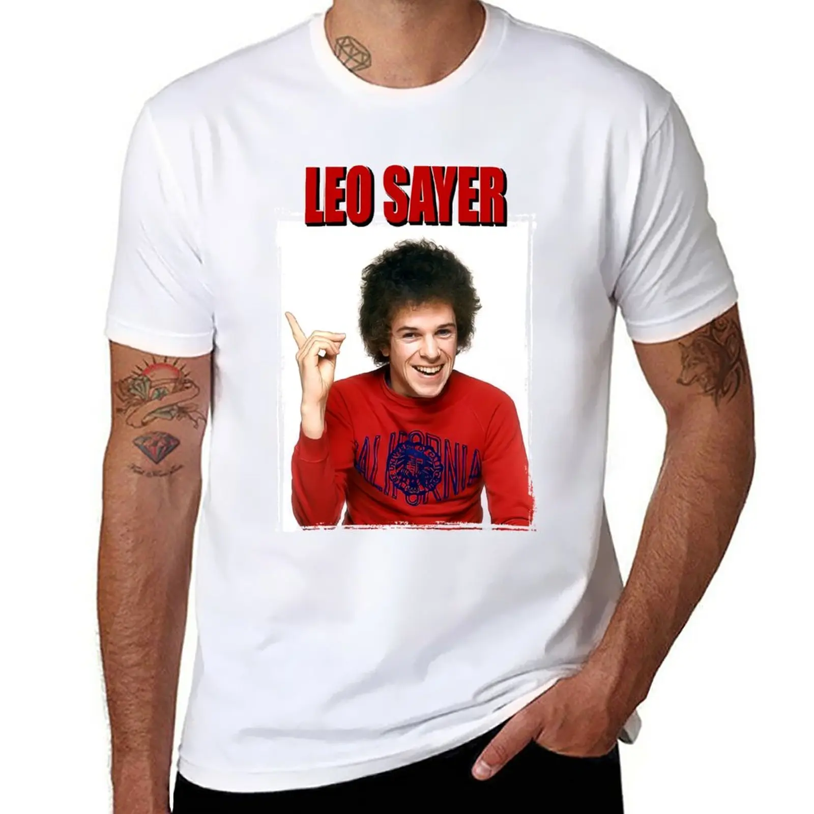 

New Leo Sayer T-Shirt Oversized t-shirt man clothes mens funny t shirts