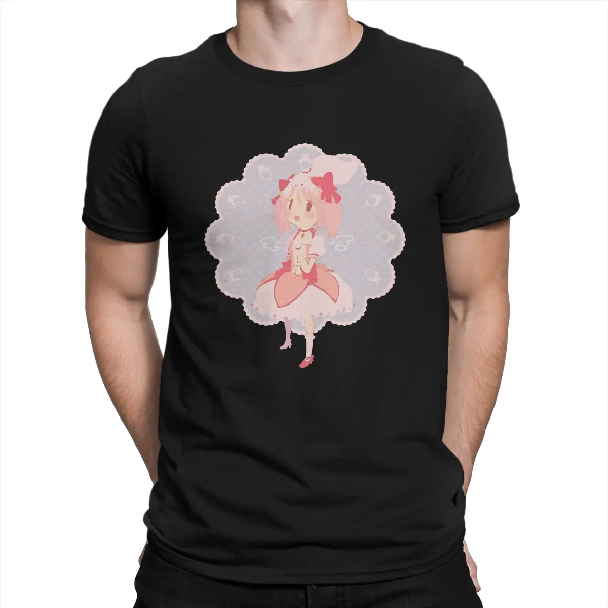 Крошечная Мужская футболка с изображением желаний, топы Puella Magi Madoka Magica, топы с круглым вырезом из 100% хлопка, футболка с юмором, идея для подарка высокого качества
Крошечная Мужская футболка с изображением желаний, топы Puella Magi Madoka Magica, топы с круглым вырезом из 100% хлопка, футболка с юмором, идея для подарка высокого качества
