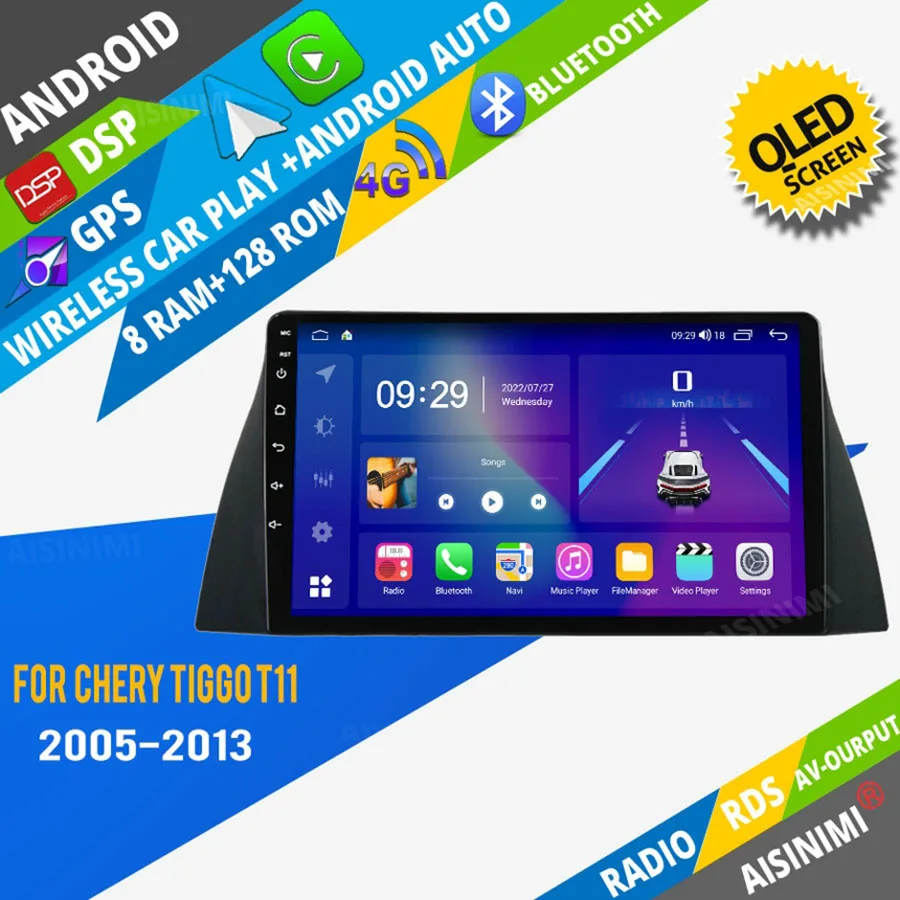 AISINIMI автомобильный dvd-плеер на основе Android навигация для Chery Tiggo T11 2005-2013 автомобильное радио автомобильное аудио Gps Мультимедиа стерео монитор
AISINIMI автомобильный dvd-плеер на основе Android навигация для Chery Tiggo T11 2005-2013 автомобильное радио автомобильное аудио Gps Мультимедиа стерео монитор