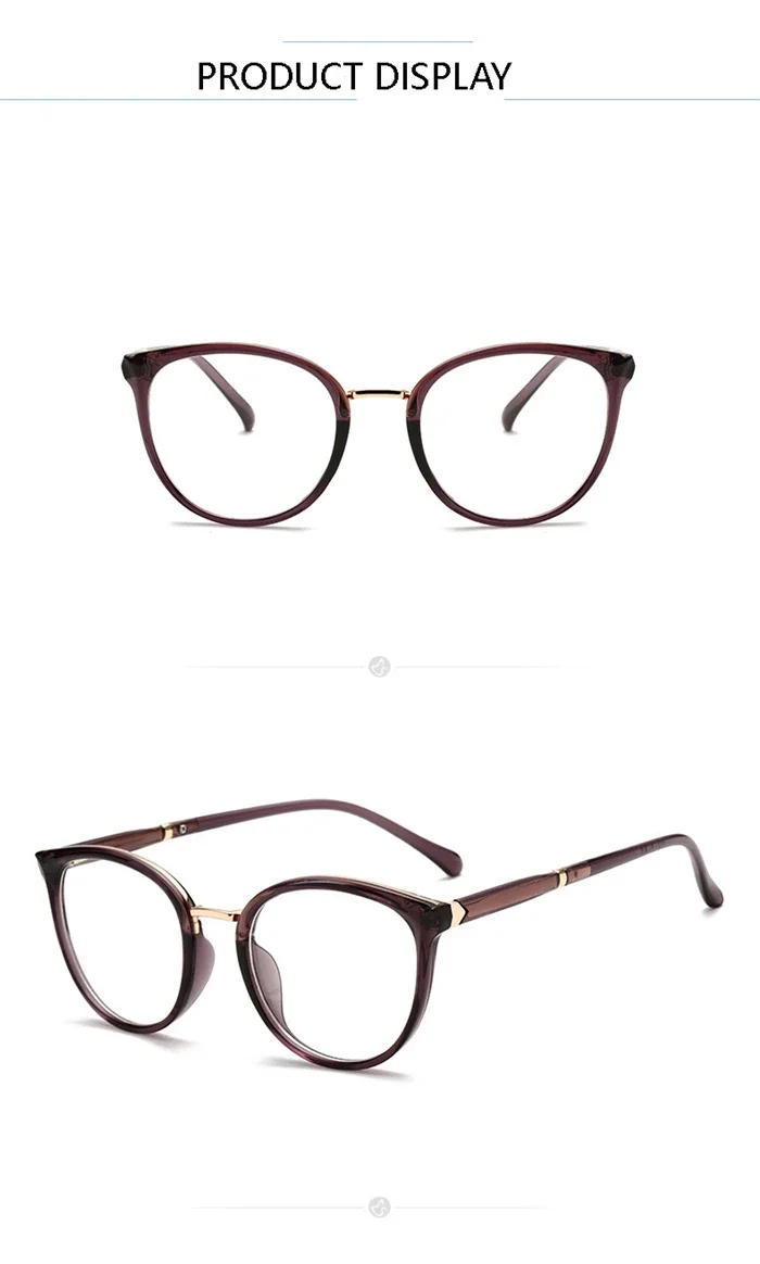 Spring Leg okulary korekcyjne anty-niebieskie owalne – damskie TR90 cat eye 14 S8ddc0566b1c8424e83b6ccdbf1d64169h
