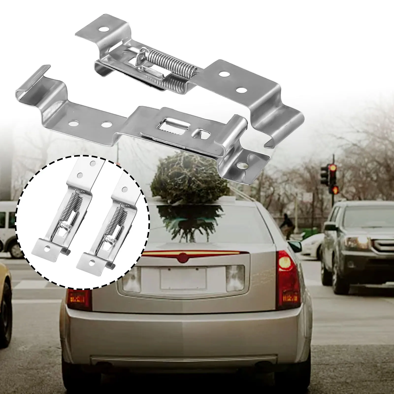 Spring Holder Number Plate Clips Replacement Accessories Anti-theft Bracket Frame Metal Parts Rectangle 2pcs Trailer
Spring Holder Number Plate Clips Replacement Accessories Anti-theft Bracket Frame Metal Parts Rectangle 2pcs Trailer