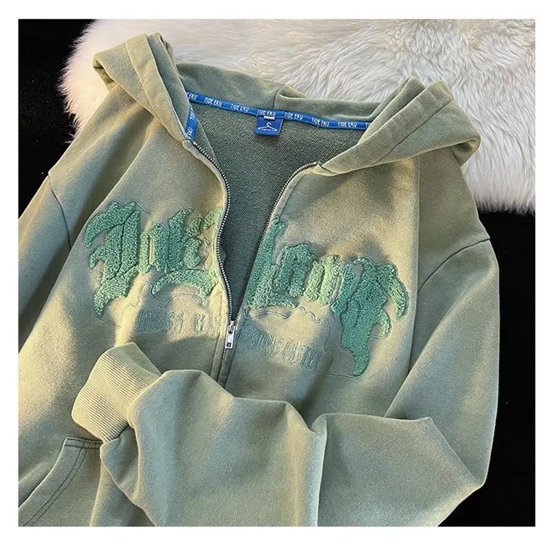 Harajuku Angel Ears Hoodies Women Retro Oversize Zipper Letter Embroidery Sweatshirts Autumn Y2K Long Sleeve Hooded Jackets Tops
Harajuku Angel Ears Hoodies Women Retro Oversize Zipper Letter Embroidery Sweatshirts Autumn Y2K Long Sleeve Hooded Jackets Tops