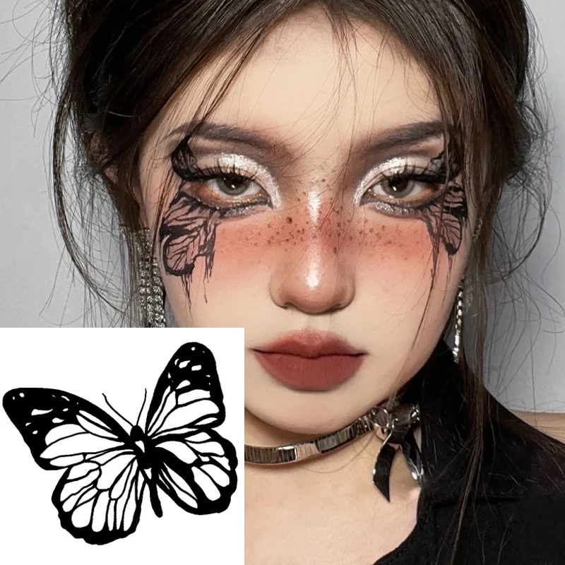 1sheet Butterfly Tattoo Sticker Waterproof Lasting Black Colorful Disposable Temporary Tattoo Sticker Body Decoration Art Makeup
1sheet Butterfly Tattoo Sticker Waterproof Lasting Black Colorful Disposable Temporary Tattoo Sticker Body Decoration Art Makeup