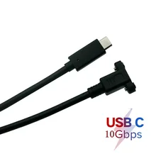 USB Type C Extension Cable USB 3.1 Data Video Cable USB-C Male to Female Extender Cord Connector with Screw Panel Mount Shielded
USB Type C Extension Cable USB 3.1 Data Video Cable USB-C Male to Female Extender Cord Connector with Screw Panel Mount Shielded