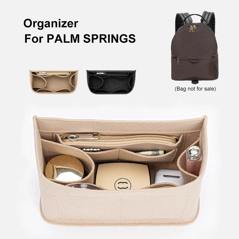 Felt Women's Insert bag Organizer with Zipper Pockets Purse INNER Bag Perfect Fit For LV PALM SPRINGS Backpack Bag
Felt Women's Insert bag Organizer with Zipper Pockets Purse INNER Bag Perfect Fit For LV PALM SPRINGS Backpack Bag