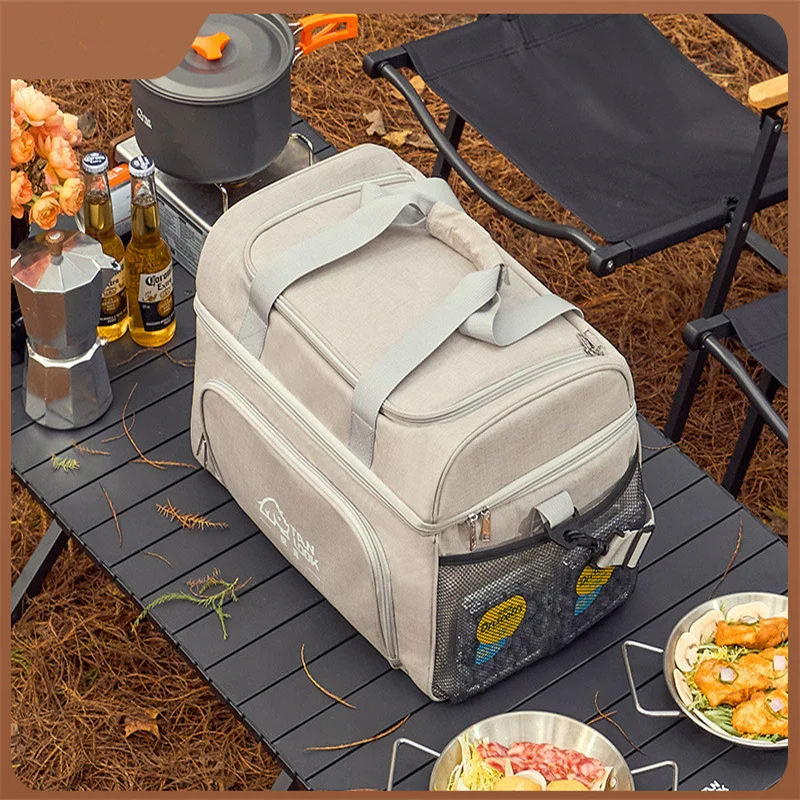 2023 New Outdoor Camping Bag Supplies Ice Box Portable Thermal Cooler Bag Pack Tote Picnic Baskets For Travel Hiking Tableware
2023 New Outdoor Camping Bag Supplies Ice Box Portable Thermal Cooler Bag Pack Tote Picnic Baskets For Travel Hiking Tableware