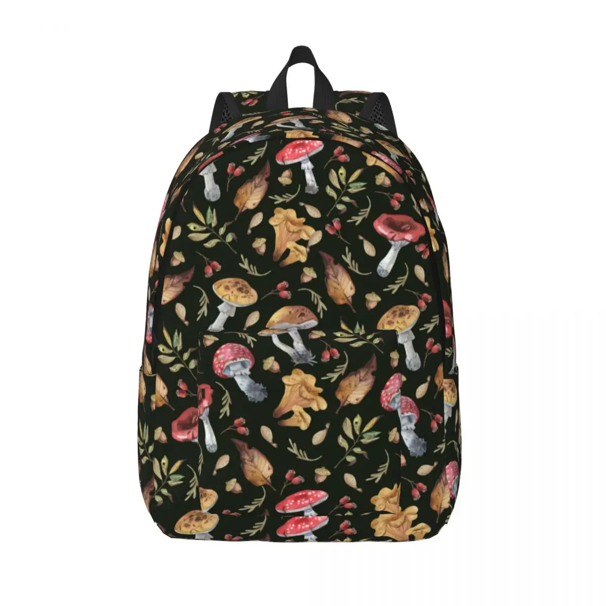 

Dark Dream Forest Various Mushrooms Backpack Cartoon Grunge Mushroom Student Schoolbag Boys Girls Bagpack Travel Bag