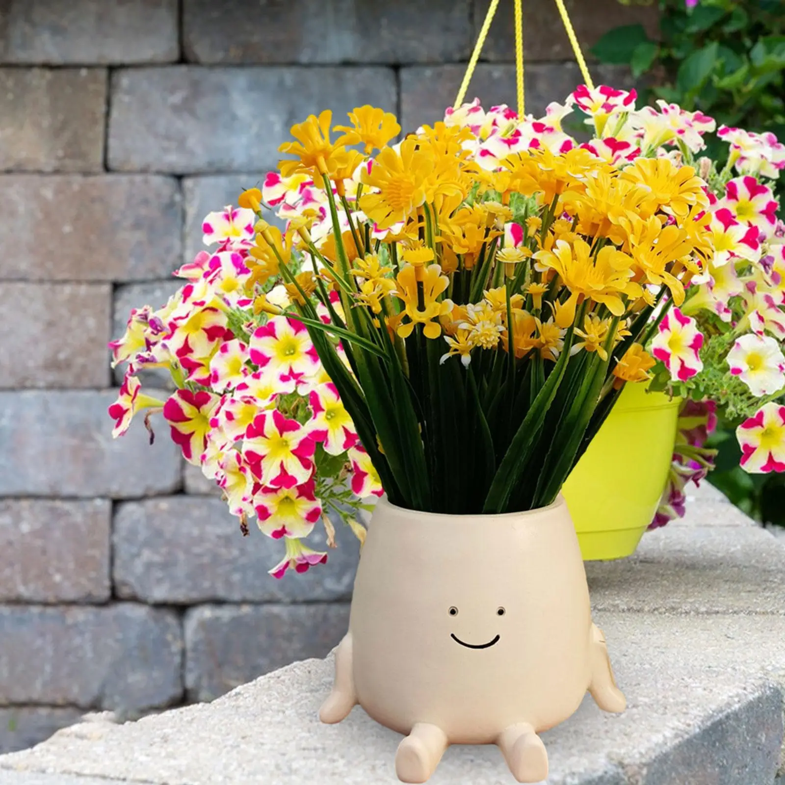 Cute Plant Pot Ornaments Best Gift Garden Decor Smiling Face Flower Pot Desktop Planter for Outdoor Plants Office Yard Home
Cute Plant Pot Ornaments Best Gift Garden Decor Smiling Face Flower Pot Desktop Planter for Outdoor Plants Office Yard Home