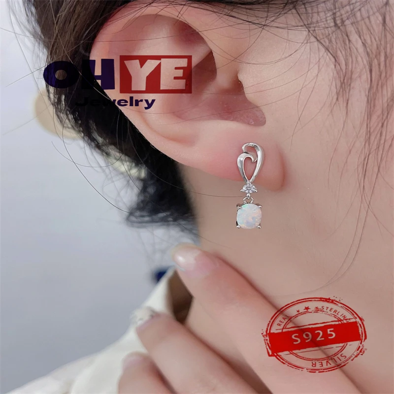 

Western Style Hot Popular style Silver colour Stud Earrings Holiday Gift Couple Love Luxury Jewelry Valentine's Day Promotion