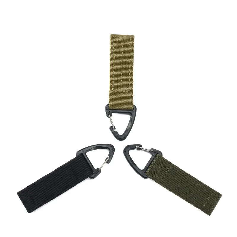 

Military Tactical Hanging Key Hook Clip Clamp Buckle Nylon Webbing Molle Belt Carabiner Outdoor Strap Climbing Accessories