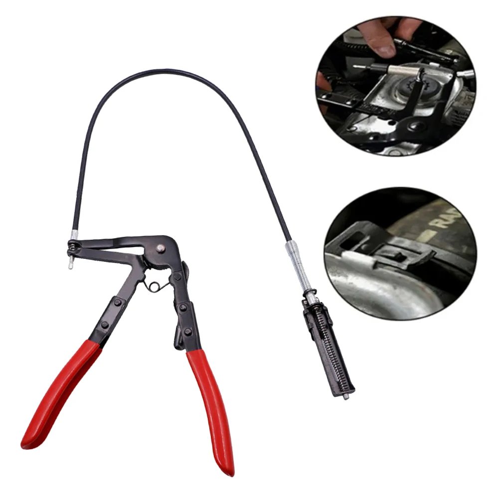 Clamping Pliers Cable Type Flexible Wire Long Automotive Hose Clamp Straight Throat Tube Bundle Removal Tool
Clamping Pliers Cable Type Flexible Wire Long Automotive Hose Clamp Straight Throat Tube Bundle Removal Tool
