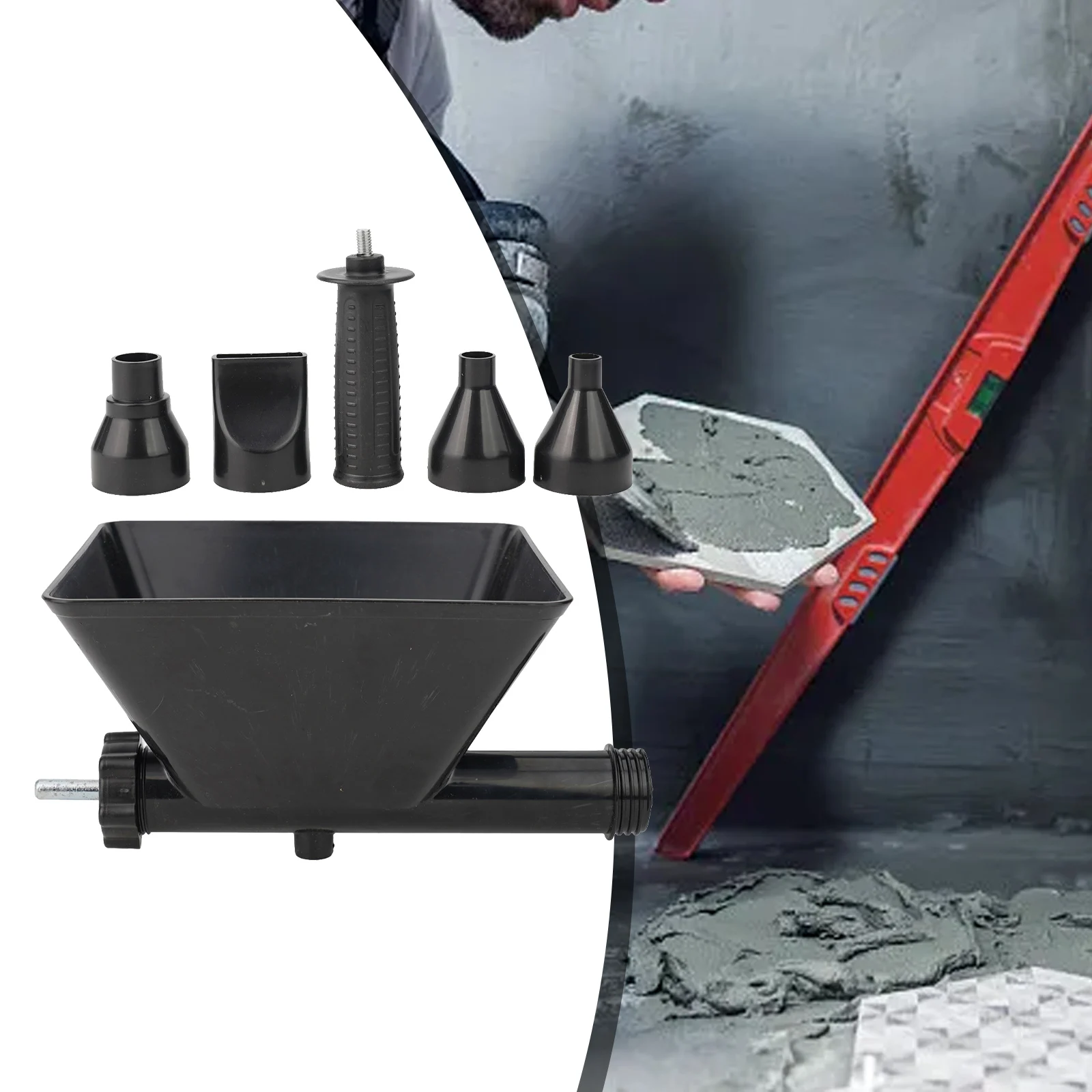 Electric Mortar Injector Cement Caulking Tool with nozzles Household filling tool Accessories for Automatic Grout Tuck Pointing
Electric Mortar Injector Cement Caulking Tool with nozzles Household filling tool Accessories for Automatic Grout Tuck Pointing