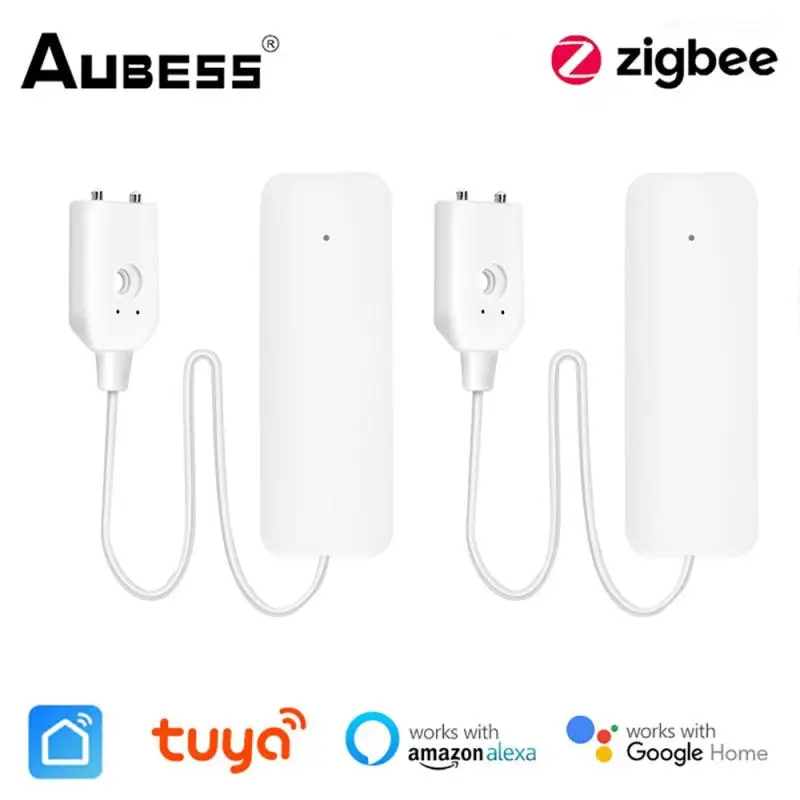 Датчик утечки воды Tuya ZigBee, умный детектор утечки воды с оповещением об обнаружении перелива
Датчик утечки воды Tuya ZigBee, умный детектор утечки воды с оповещением об обнаружении перелива