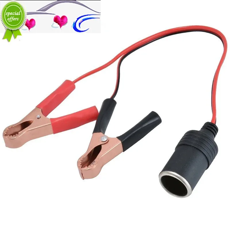 Car Battery Terminal Clamp Clip Cigarette Lighter Power Socket Adaptor 12V Camping Battery Pump Power Adapter Splitter
Car Battery Terminal Clamp Clip Cigarette Lighter Power Socket Adaptor 12V Camping Battery Pump Power Adapter Splitter
