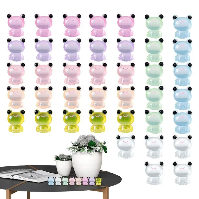 Mini Resin Luminous Frogs 40 PCS Frog Figurines Glow In The Dark Frogs Colorful DIY Craft Accessories For Landscape Aquarium
Mini Resin Luminous Frogs 40 PCS Frog Figurines Glow In The Dark Frogs Colorful DIY Craft Accessories For Landscape Aquarium
