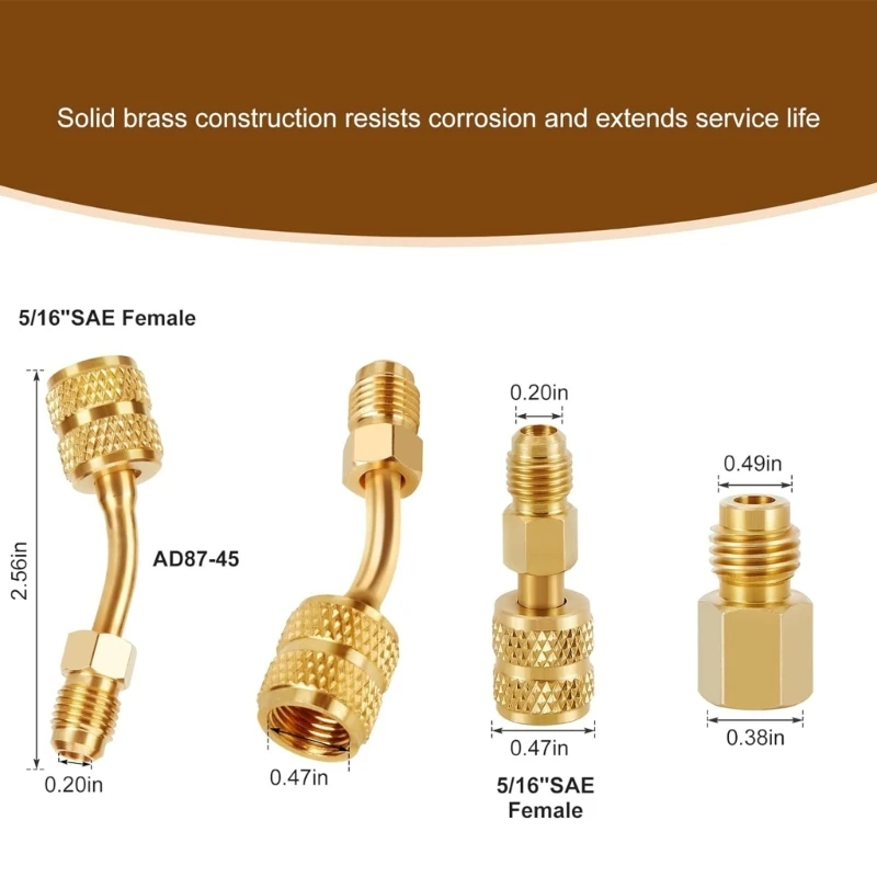 R134A Adapter Set Conversion Adapters Straight Adapters Air Conditioner Tool N0PF
R134A Adapter Set Conversion Adapters Straight Adapters Air Conditioner Tool N0PF