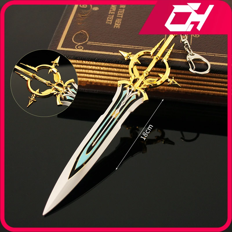 

Honor of Kings Weapon Armour Blade Game Peripheral Samurai Sword Royal Japanese Katana Weapon Model Ornament Crafts Keychains