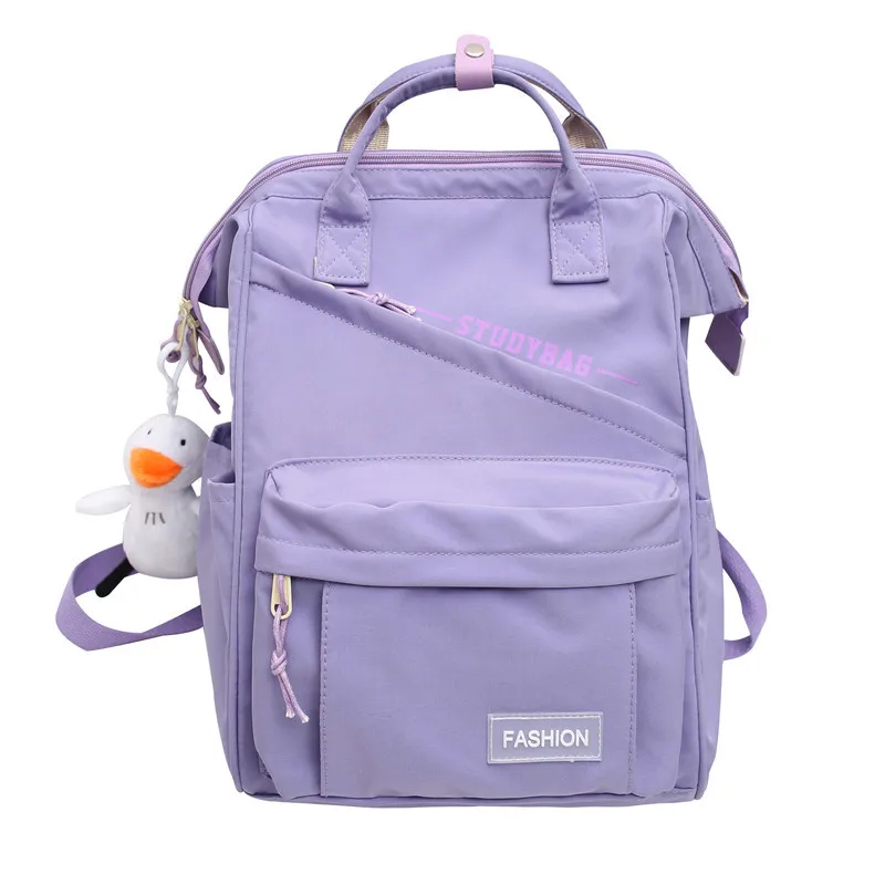 Lady Purple Waterproof Kawaii Backpack Fashion Women Laptop Nylon Mommy Bag Girl Cute Travel Female Rucksack Trendy College Bags
Lady Purple Waterproof Kawaii Backpack Fashion Women Laptop Nylon Mommy Bag Girl Cute Travel Female Rucksack Trendy College Bags