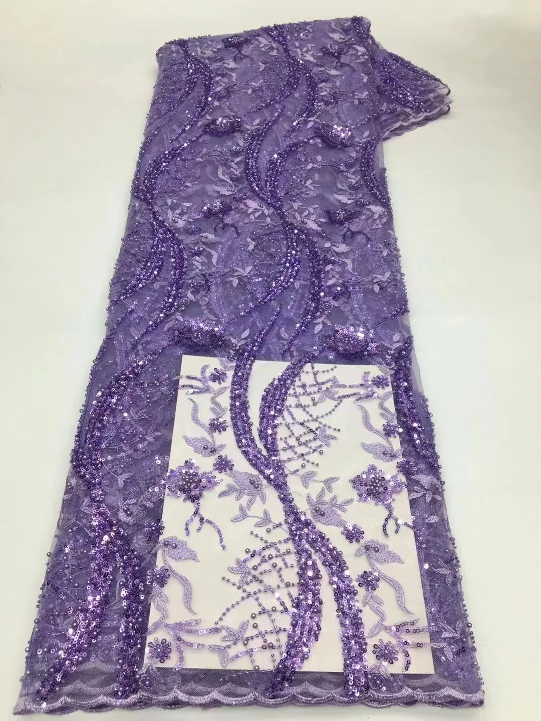 Luxury Pueple Handmade Beaded Lace with Sequins African Lace Fabric 2023 High Quality Nigerian Mesh Lace for Dress
Luxury Pueple Handmade Beaded Lace with Sequins African Lace Fabric 2023 High Quality Nigerian Mesh Lace for Dress