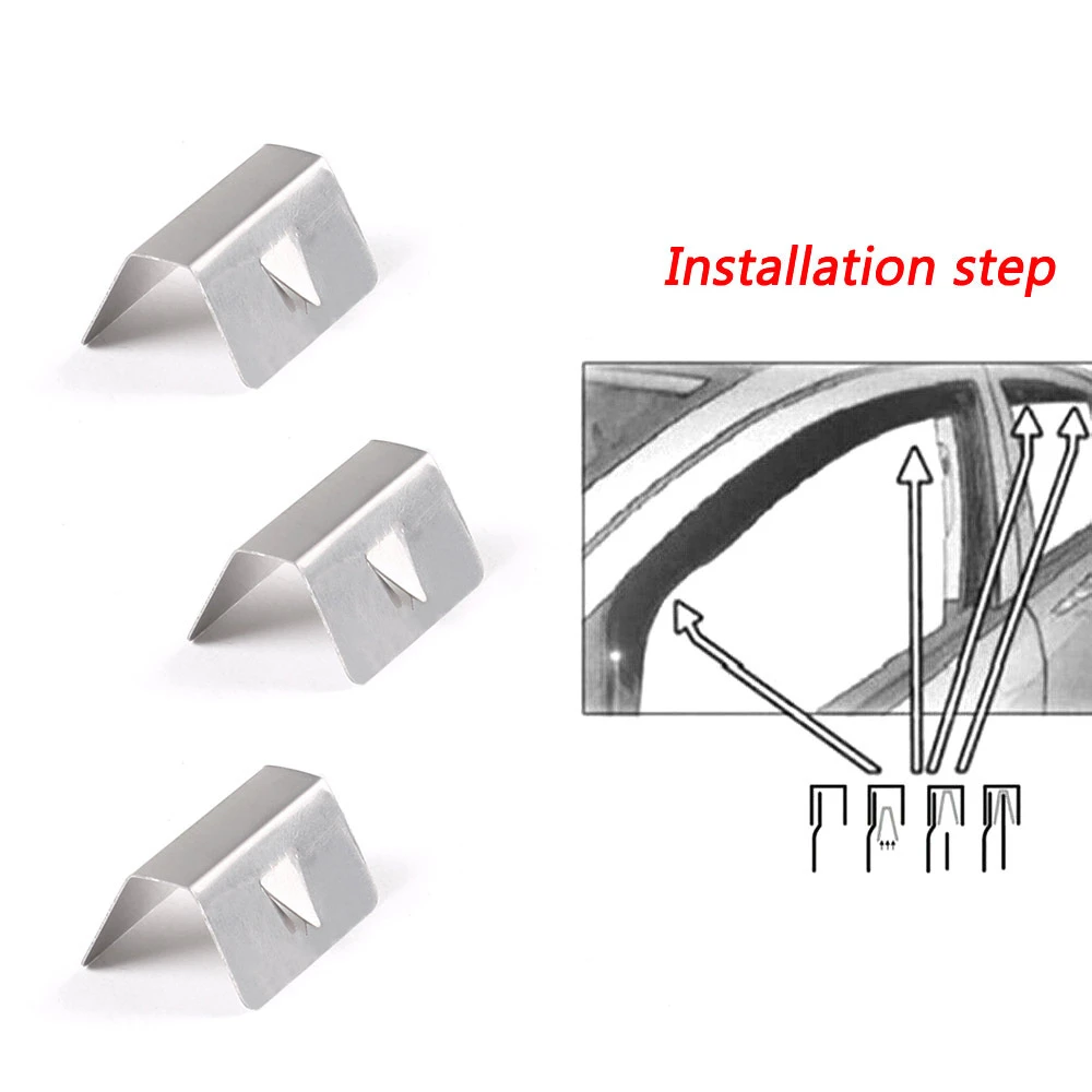 for Heko G3 Clip Auto Car Channel Wind Rain Deflector Clips Stainless Steel Sned Clip 8PCS
for Heko G3 Clip Auto Car Channel Wind Rain Deflector Clips Stainless Steel Sned Clip 8PCS