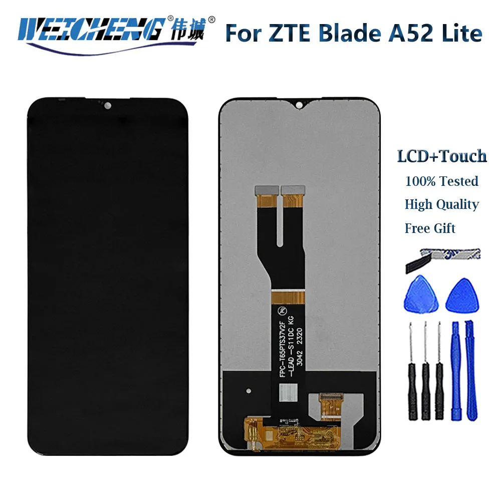 

6.52" Tested For ZTE Blade A52 Lite LCD Display Touch Panel Glass Digitizer Assembly Replacement LCD ZTE A52 Lite Dispaly Sensor