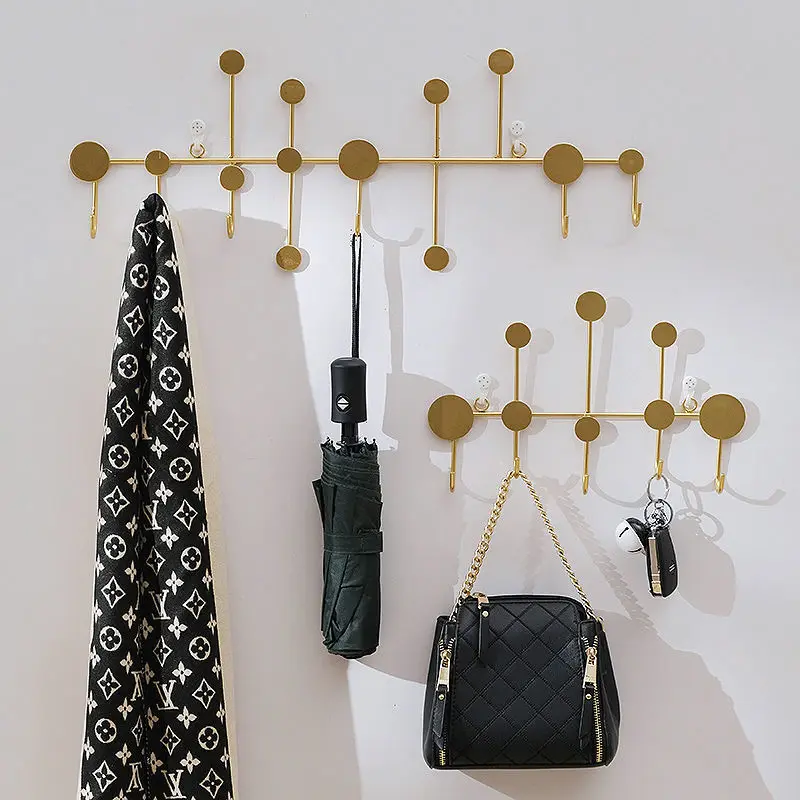 Punch-free clothes hat hook key storage bedroom wall-mounted hanger bathroom wall towel rack
Punch-free clothes hat hook key storage bedroom wall-mounted hanger bathroom wall towel rack