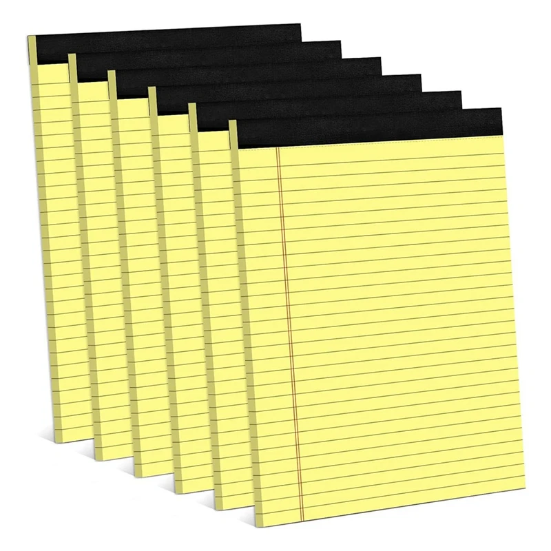 6 Pack Yellow Note Pads 8.5 X 11.75Inch Narrow Ruled Lined Writing Note Pads Yellow Paper Pads College Ruled Note Pad Well-Made
6 Pack Yellow Note Pads 8.5 X 11.75Inch Narrow Ruled Lined Writing Note Pads Yellow Paper Pads College Ruled Note Pad Well-Made