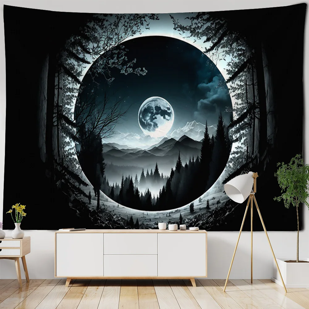 

Tapestry, starry sky, home wall decoration, planet room decoration, art wall hanging cloth, hippie bohemian aesthetic decoration