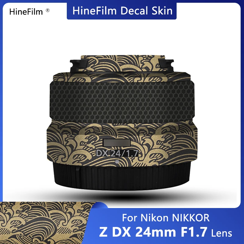 

Nikkor Z DX24F1.7 Lens Decal Skin 24f1.7 Wrap Cover for Nikon Z DX 24mm f/1.7 Lens Sticker Anti-Scratch Protective Wrap Cover