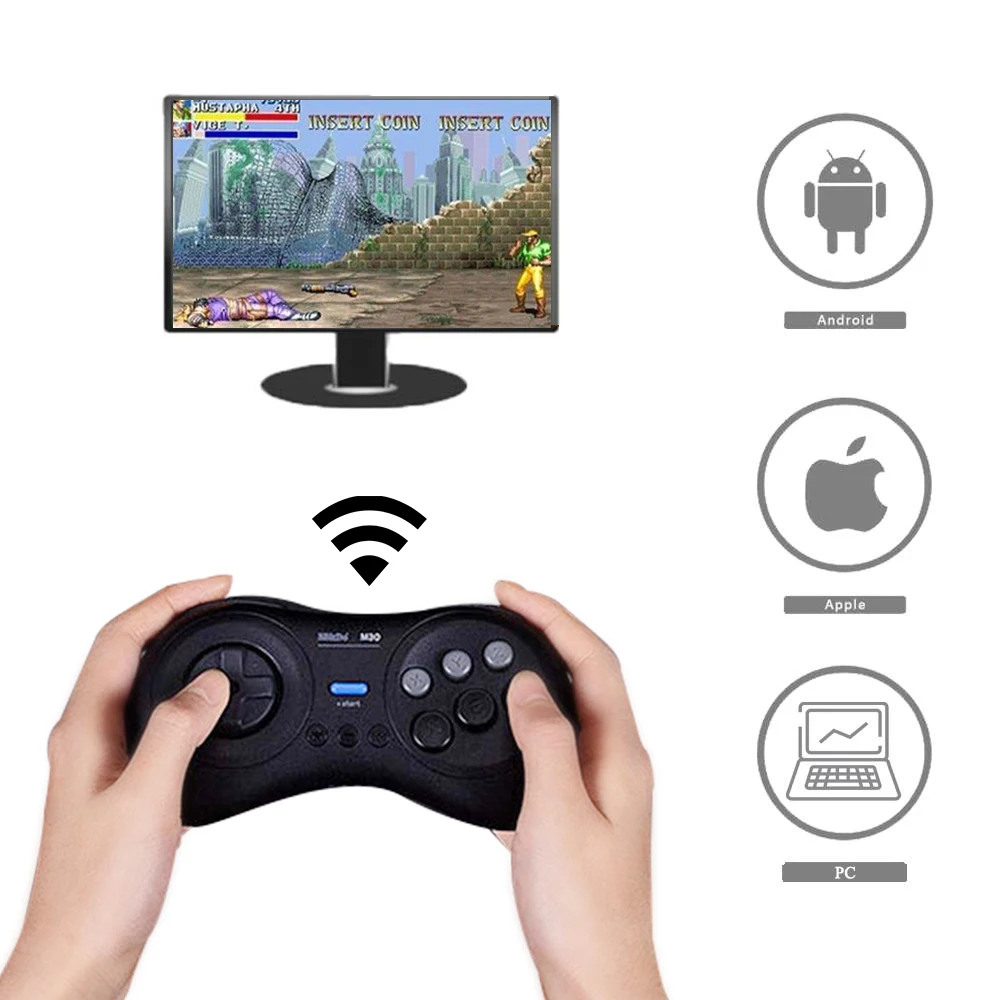 Контроллер 8bitdo M30, геймпад для Android, Windows, Macos, паровой выключатель Raspberry berrypi, беспроводной джойстик
Контроллер 8bitdo M30, геймпад для Android, Windows, Macos, паровой выключатель Raspberry berrypi, беспроводной джойстик