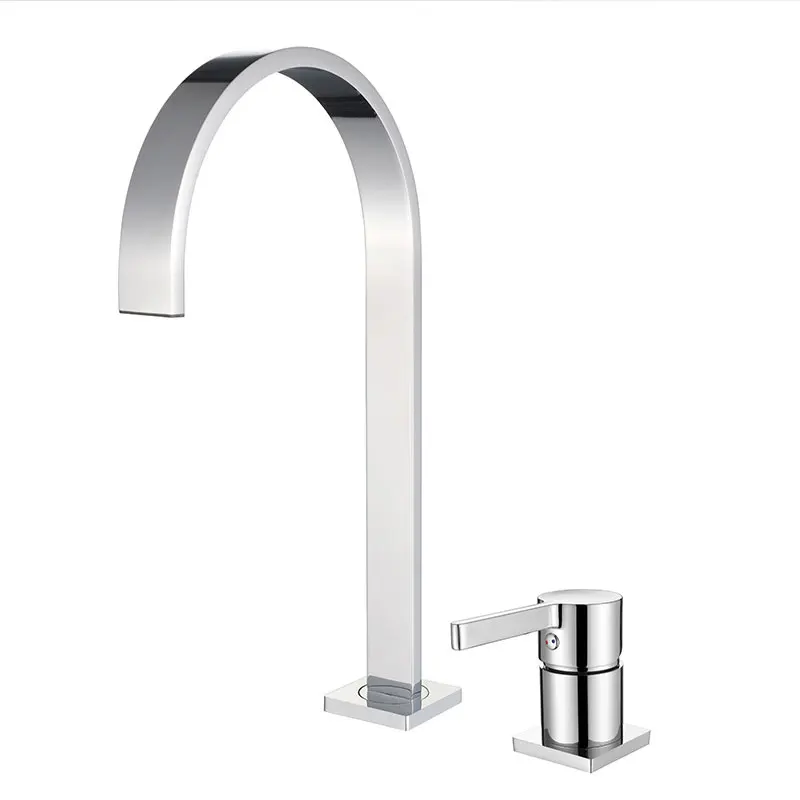 

304 Household grad stainless steel lavatory basin mixer tap Single Handle bathroom faucets brushed tapware