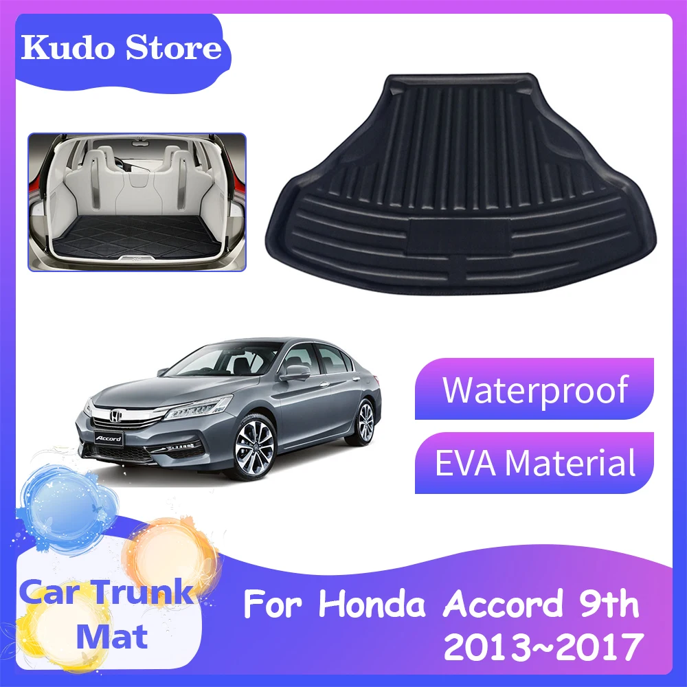 

Car Trunk Mats for Honda Accord 9th Gen CR1 3 6 7 CT1 2 Hybrid 2013~2017 Rear Boot Cargo Liner Cover Luggage Tray Pad Accessorie