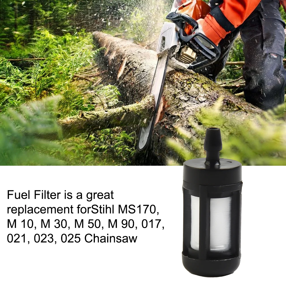 

1PC Petrol Fuel Gas Filter Fit For Stihl M 10 M 30 M 50 021 023 025 Chain Saw Fuel Filter Outdoor Garden Power Equipment Tool