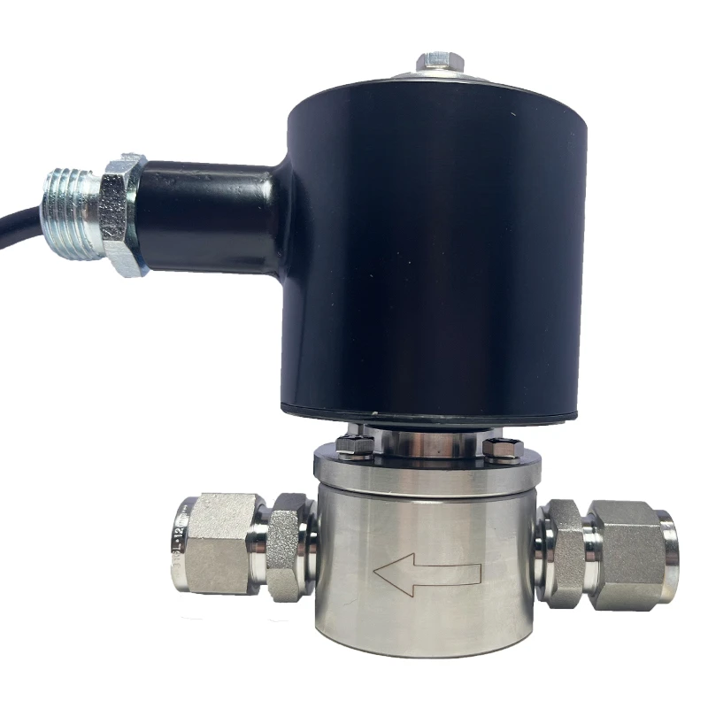 1.6MPa bidirectional hydrogen orifice plate 6mm normally closed 24V solenoid valve 1/4 inch sleeve
1.6MPa bidirectional hydrogen orifice plate 6mm normally closed 24V solenoid valve 1/4 inch sleeve