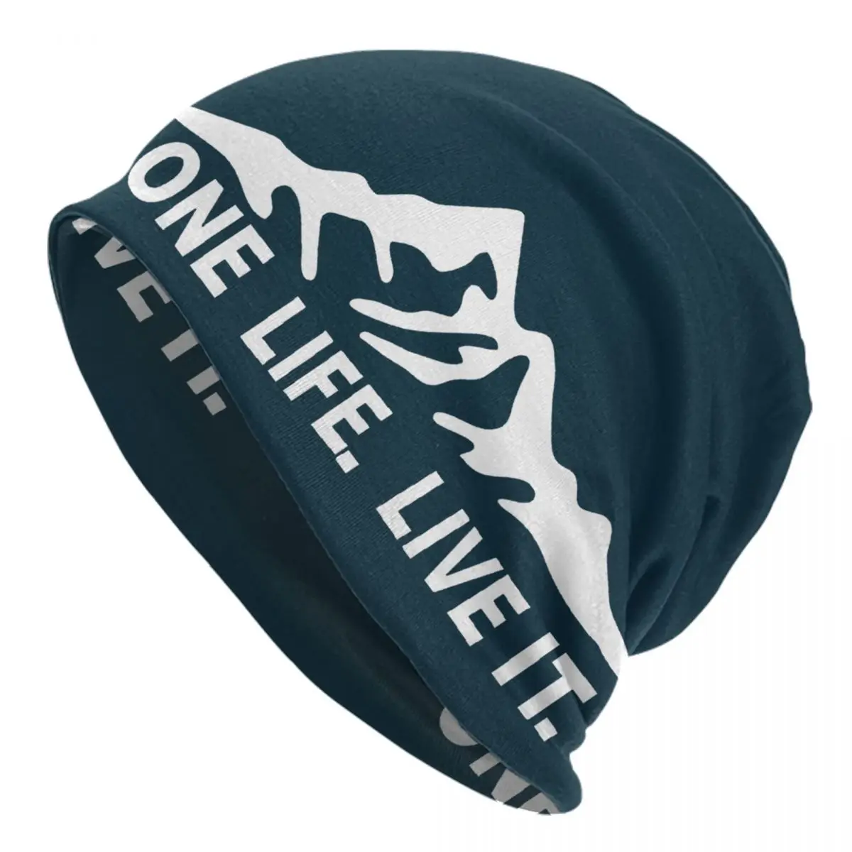 

Шапки-бини One Life Live It, шапки унисекс, зимняя теплая вязаная шапка для мужчин и женщин, шапки для взрослых в стиле хип-хоп, лыжная шапка для активного отдыха