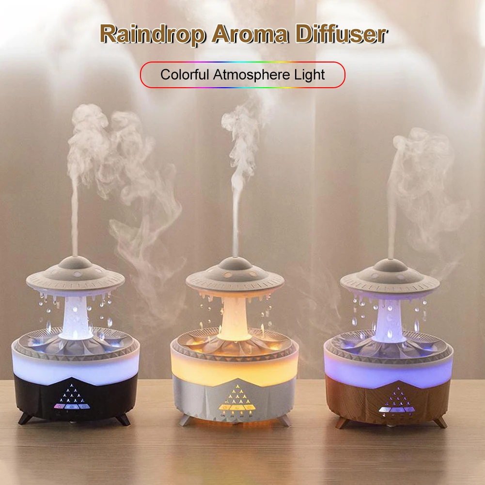 New 350ML Essential Oil Diffuser Raindrop Humidifier With Remote Aromatherapy Diffuser With Colorful Night Light Timer For Home
New 350ML Essential Oil Diffuser Raindrop Humidifier With Remote Aromatherapy Diffuser With Colorful Night Light Timer For Home