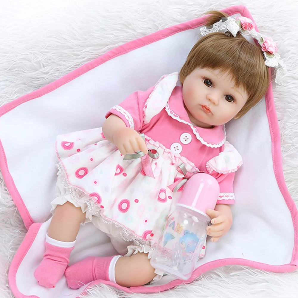 NPK Collection Reborn Baby Doll Soft Body Silicone 18 inch 45 cm Dolls Lifelike Bonecas Brinquedo Menina
NPK Collection Reborn Baby Doll Soft Body Silicone 18 inch 45 cm Dolls Lifelike Bonecas Brinquedo Menina