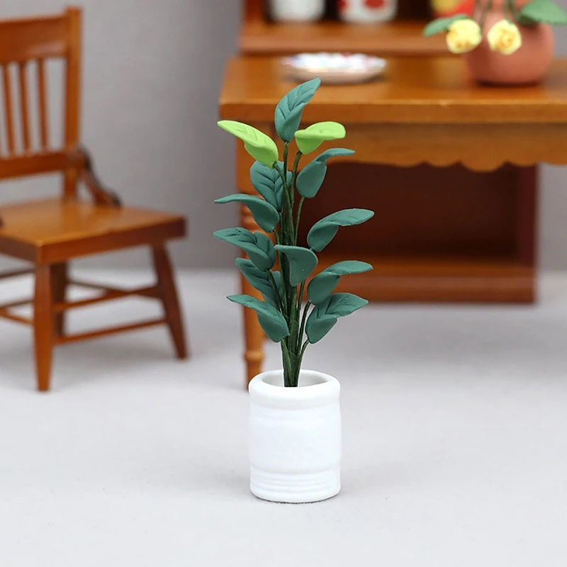 1:12 Dollhouse Miniature Potted Tree Plant Green Leafed Bonsai Garden Decor Toy Doll House Accessories
1:12 Dollhouse Miniature Potted Tree Plant Green Leafed Bonsai Garden Decor Toy Doll House Accessories