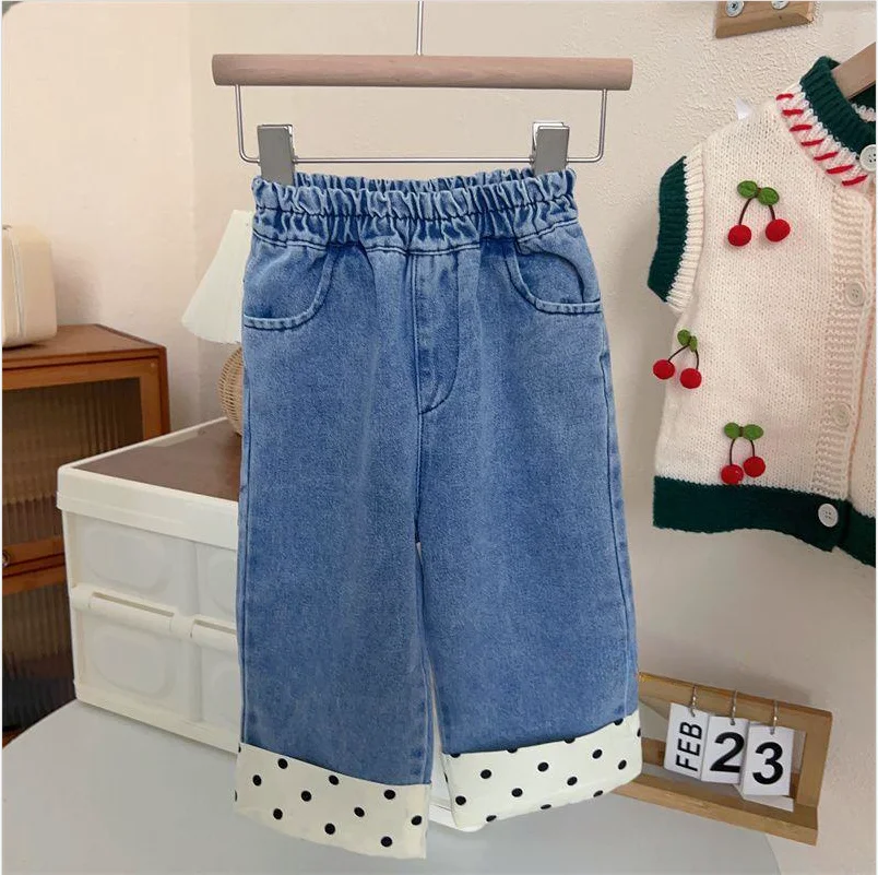 Children's Jeans 2023 New Spring and Autumn Boys and Girls Casual Wide Leg Pants Versatile Trouser Baby Pant
Children's Jeans 2023 New Spring and Autumn Boys and Girls Casual Wide Leg Pants Versatile Trouser Baby Pant